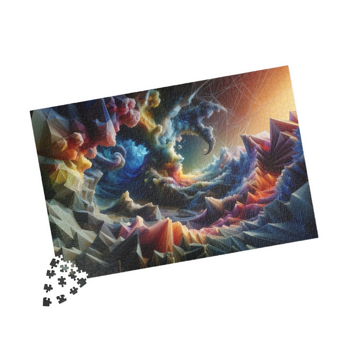 Cosmic Wave Puzzle - Geometric Fluid Vortex