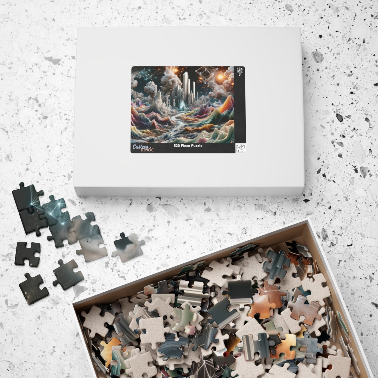 Crystalline Metropolis Puzzle - Fantasy City Rising