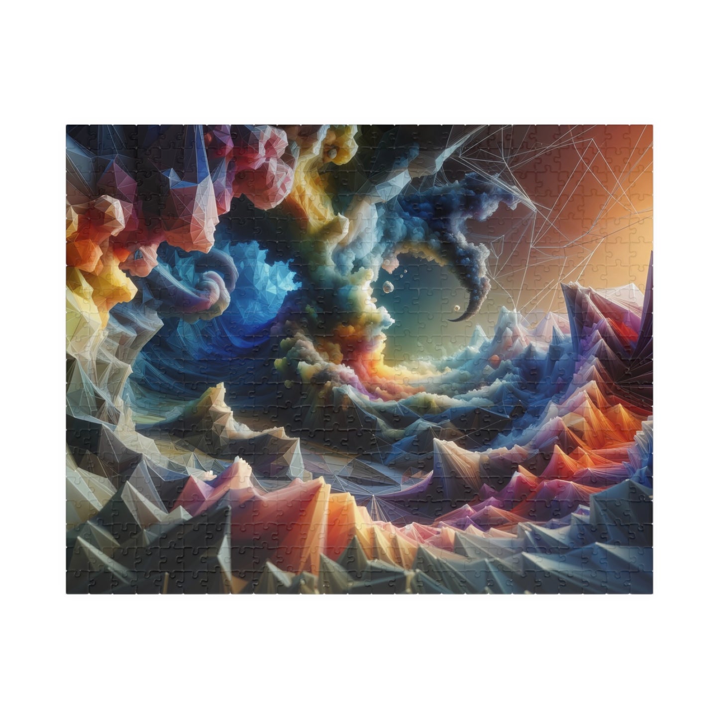 Cosmic Wave Puzzle - Geometric Fluid Vortex