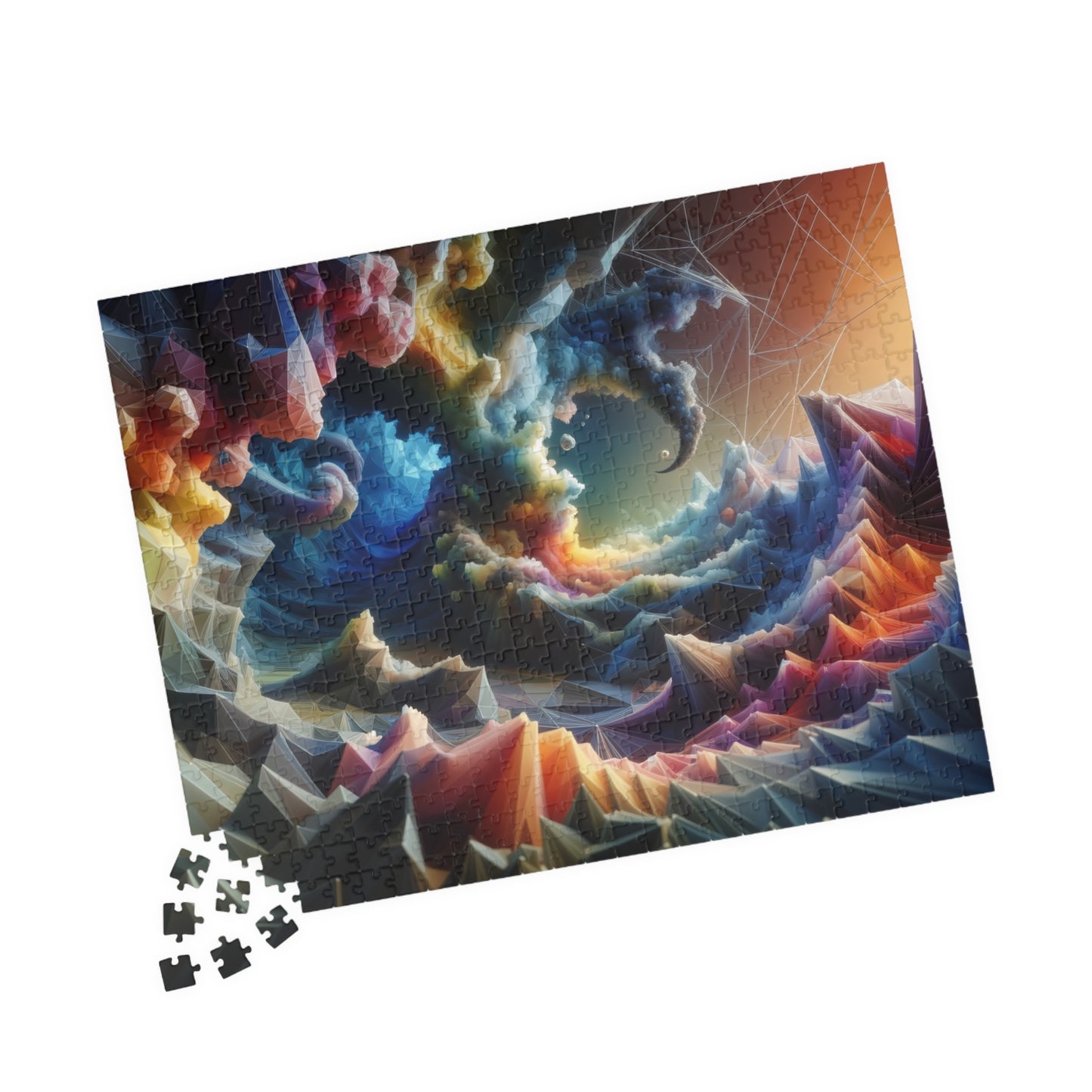 Cosmic Wave Puzzle - Geometric Fluid Vortex