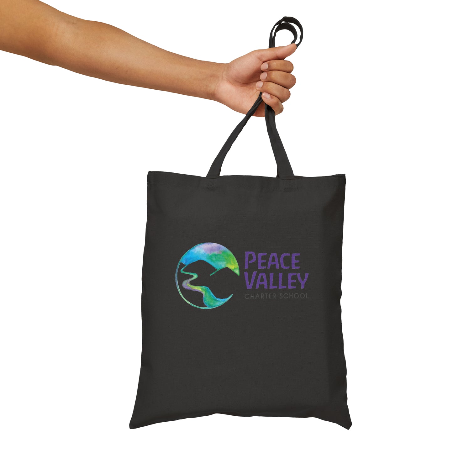 Peace Valley Cotton Canvas Tote Bag