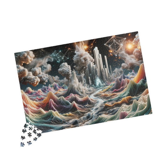 Crystalline Metropolis Puzzle - Fantasy City Rising