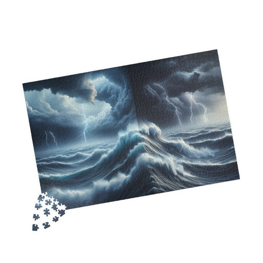 Tempest Divide Puzzle - Dramatic Ocean Storm