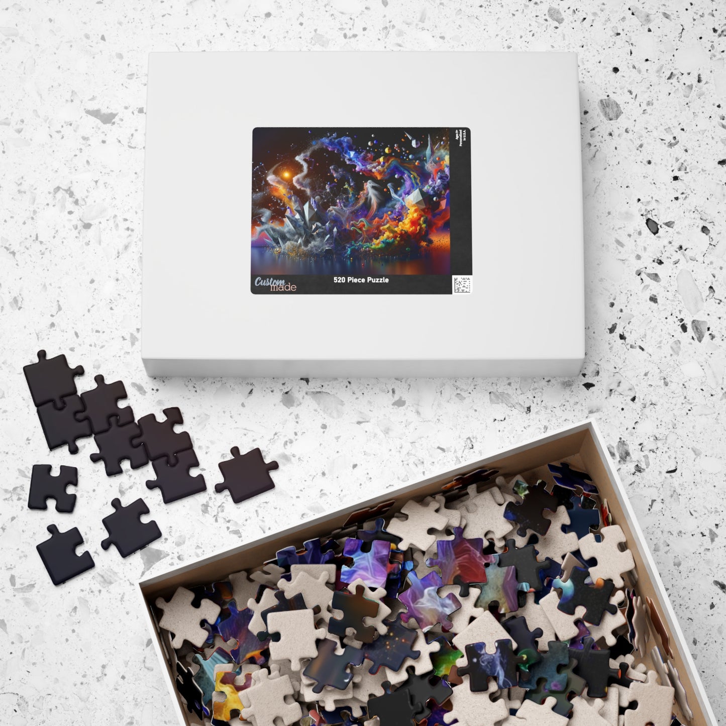 Cosmic Explosion Puzzle - Vibrant Energy Patterns