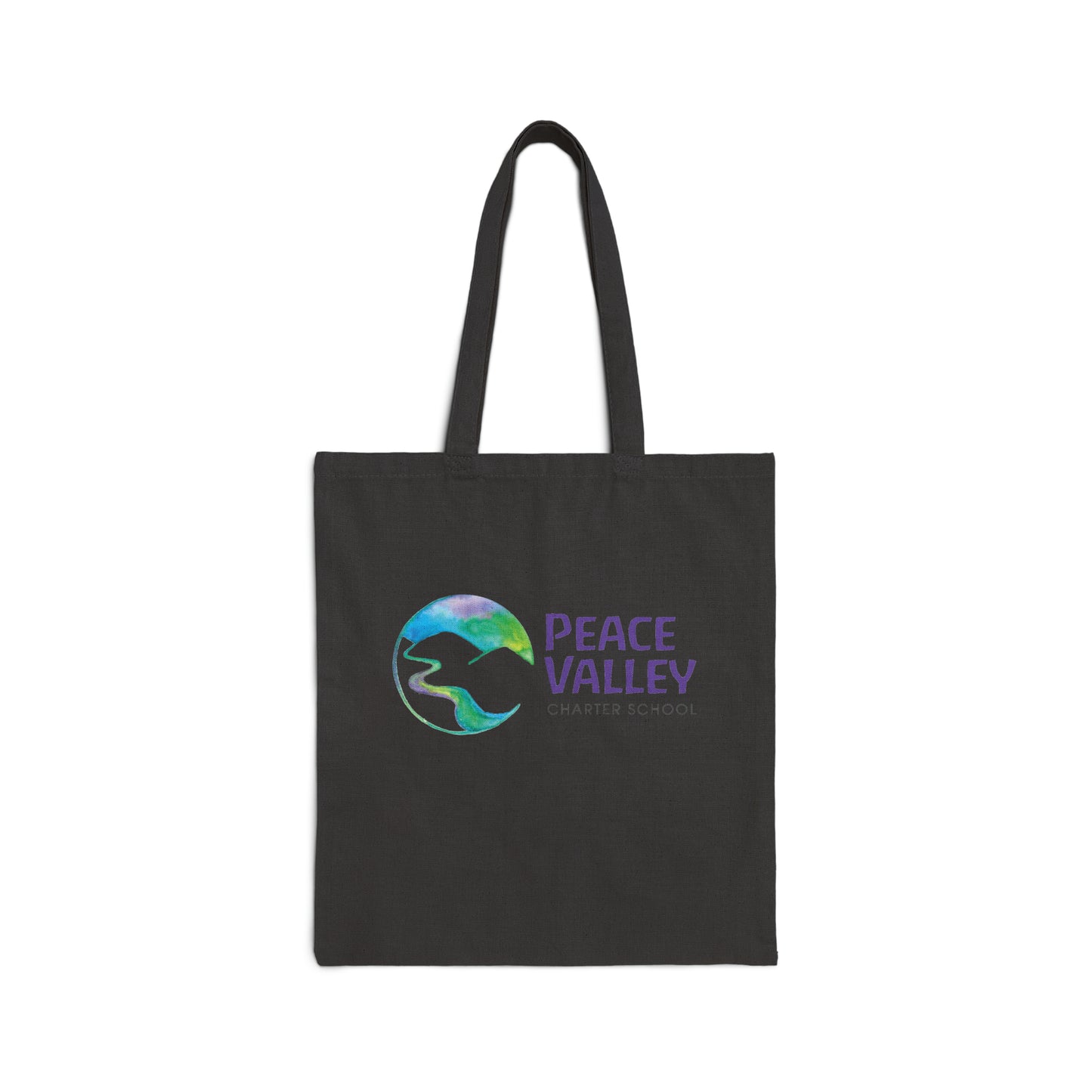 Peace Valley Cotton Canvas Tote Bag